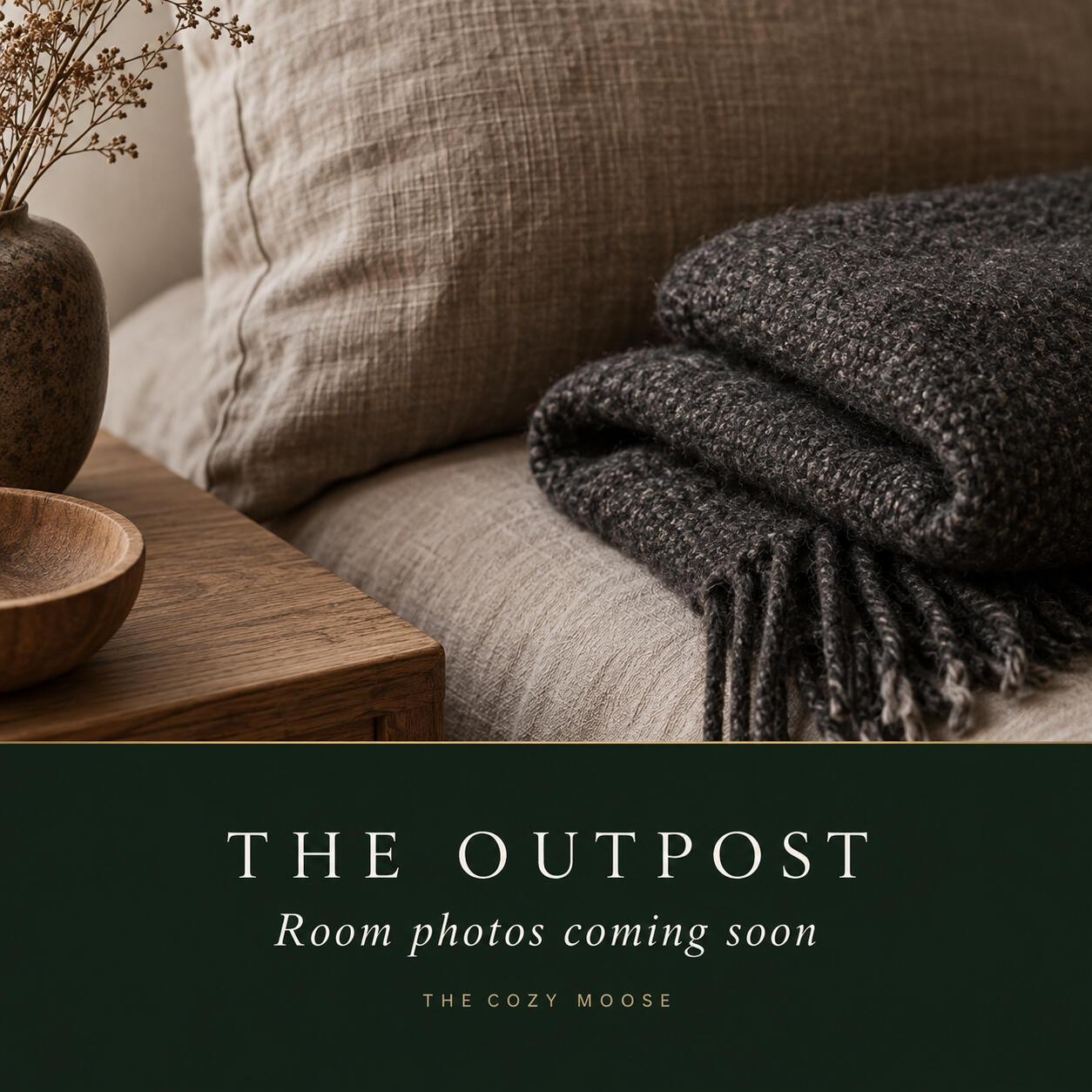 The Outpost at The Cozy Moose - room photos coming soon.